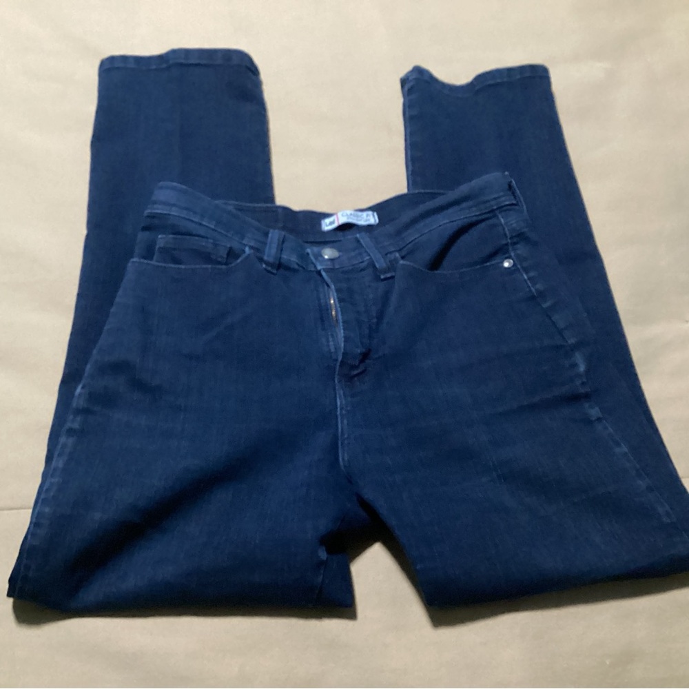 Dark Blue Lee Classic Fit straight leg Jeans